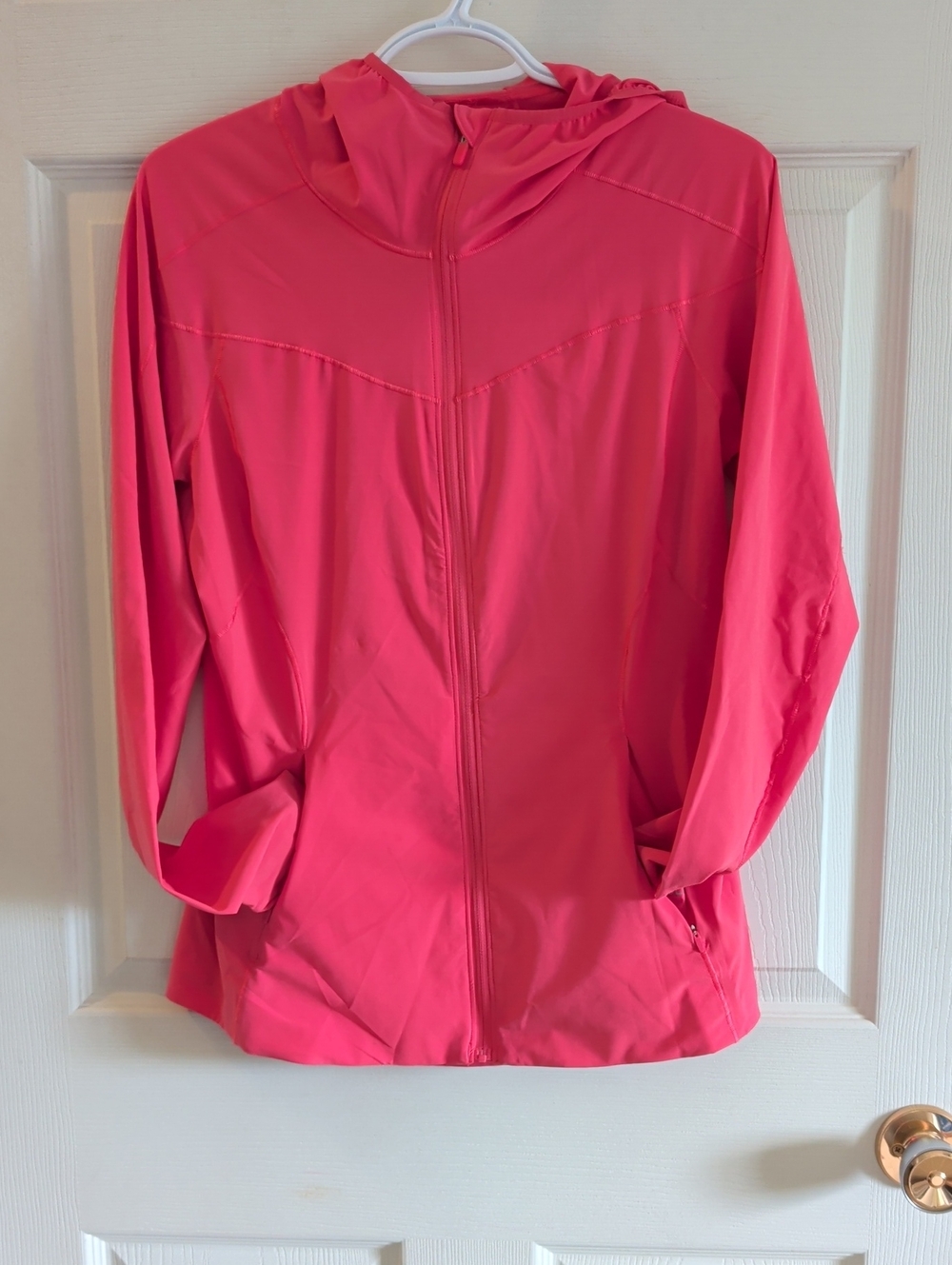 lululemon athletica Hot Pink Hooded Running Jacket